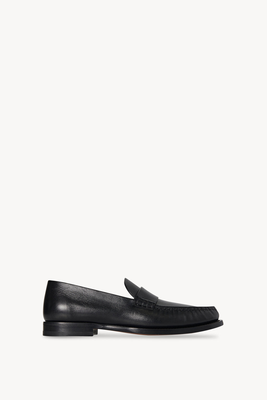 SAINT LAURENT ブラック ローファー　レザーモカシン Saint Laurent モカシン - Nero | FWRD