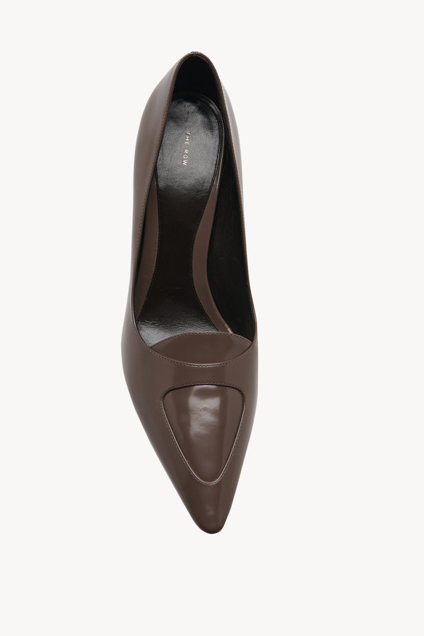 Carla Pump 45 Black in Leather – The Row