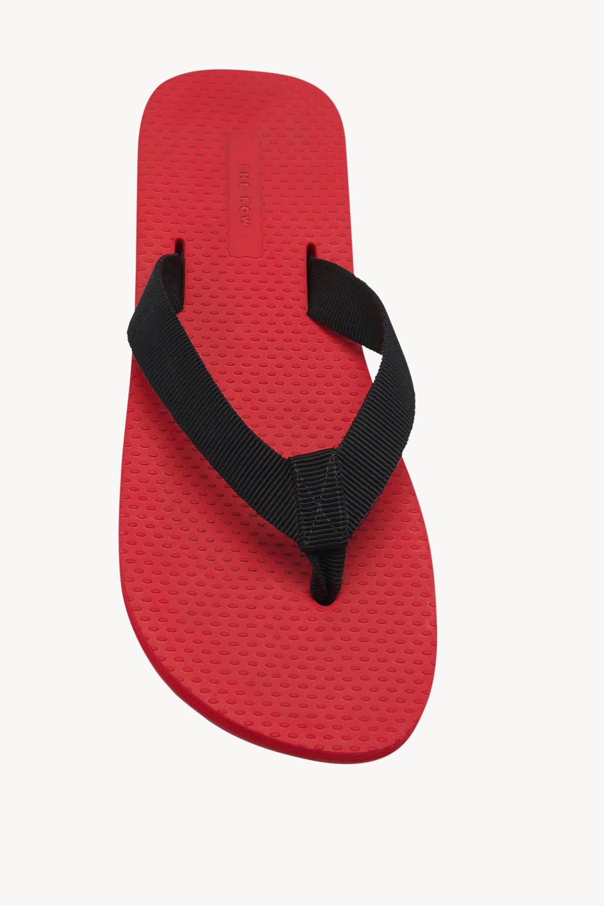 Dune Classic Sandal Red in Rubber – The Row