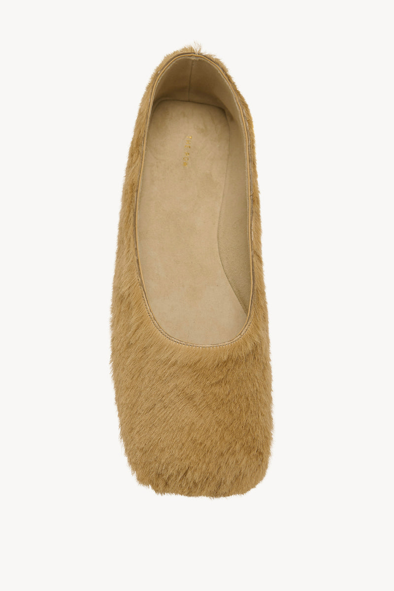 Square Ballet Flat in Pony
