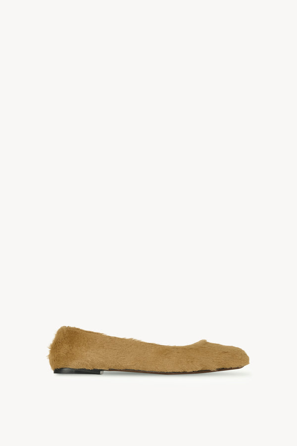 Square Ballet Flat in Pony
