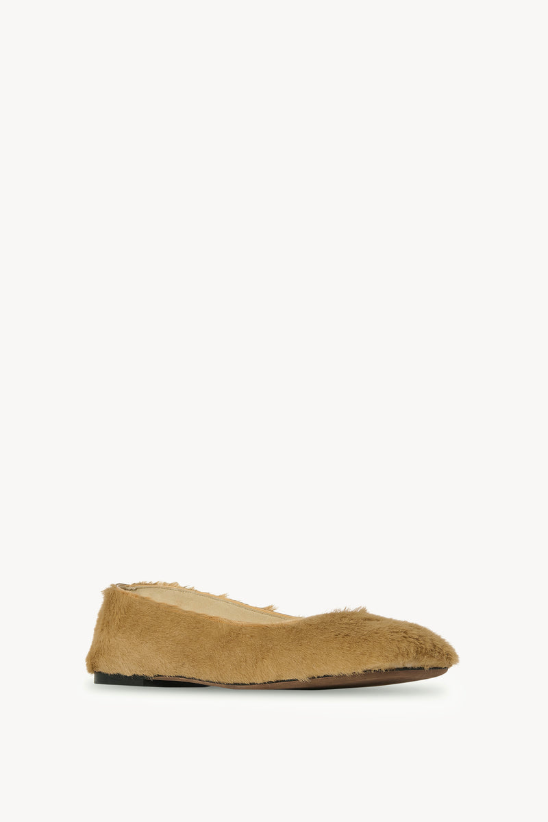 Square Ballet Flat in Pony