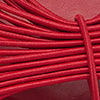 Sara Slide Sandal in Elastic and Leather