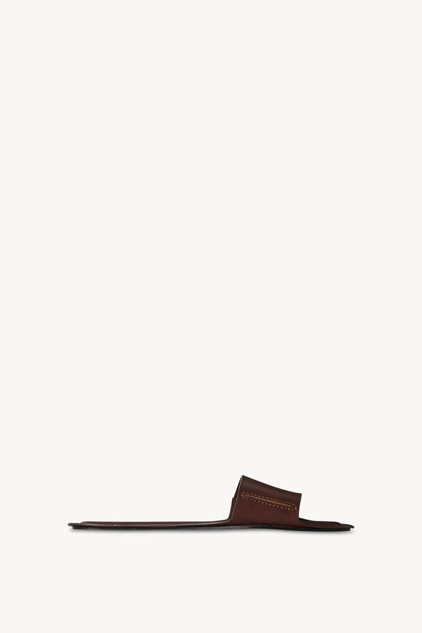 Sara Strap Slide in Leather