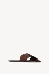Sara Strap Slide in Leather