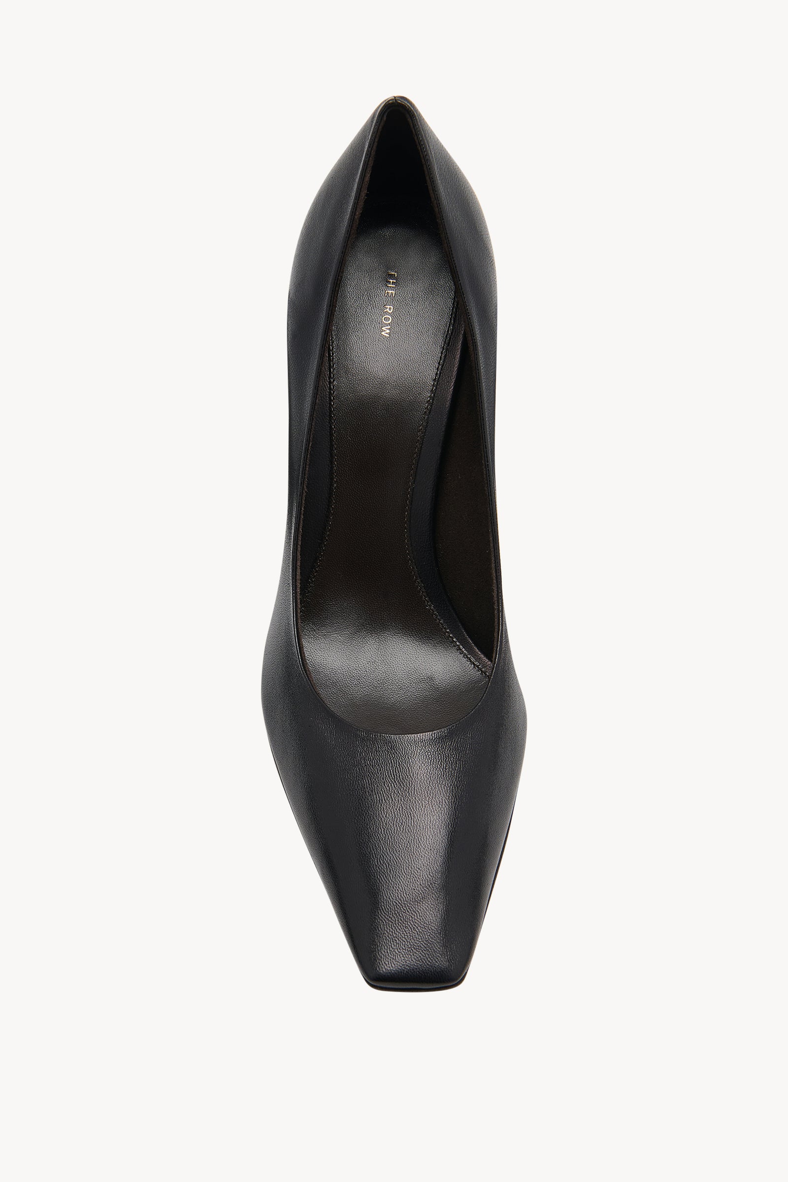 靴 THE ROW SQUARE TOE PUMP The Row Square Loafer Pumps in tan | FWRD