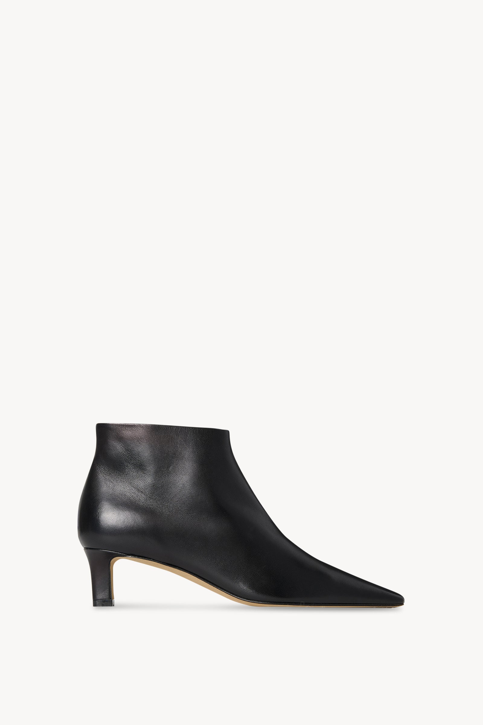 Carla Boot 45 Black in Leather – The Row