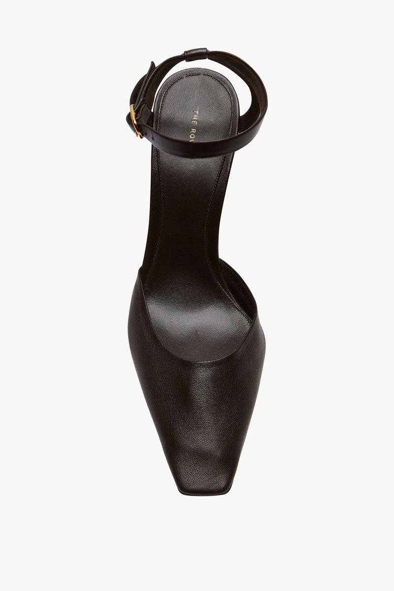 Carla Ankle Strap 80 Décolleté in pelle