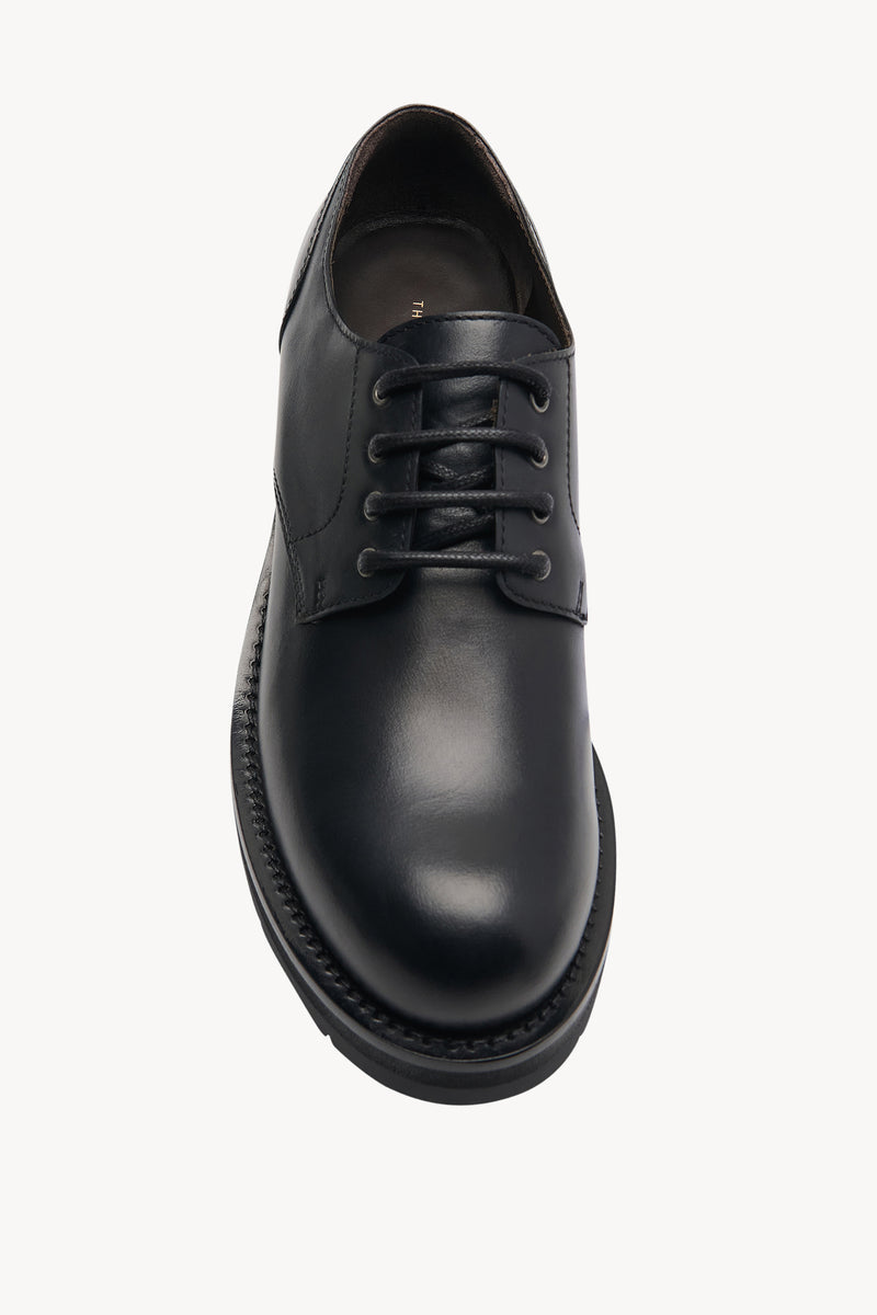 Derby Lug Sole Shoe Black The Row Derby Lug Sole Shoe Black The Row