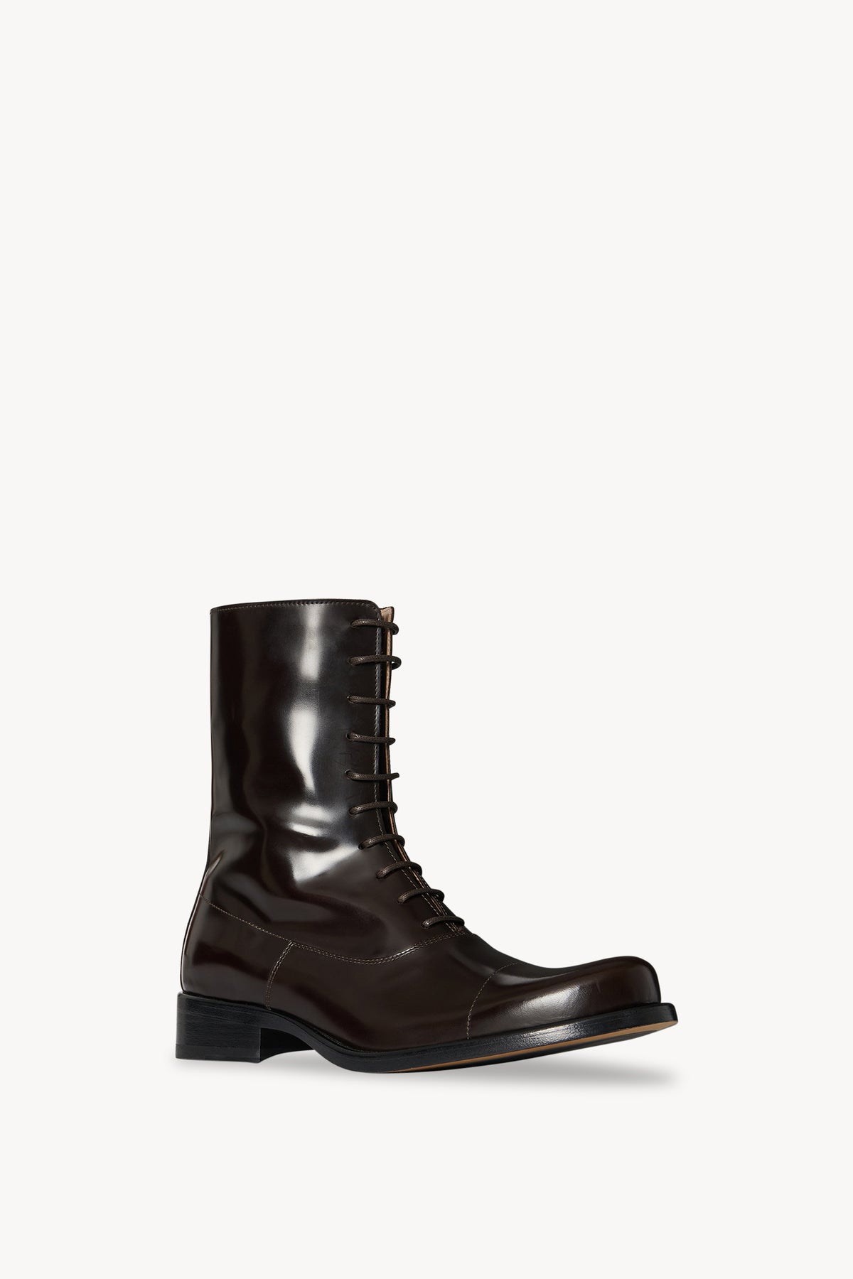 Kai Lace Up Boot in Leather