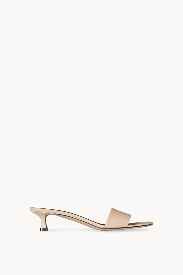 Ella Kitten Slingback Heel Black – The Row
