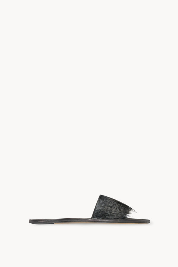 Ella Flat Sandal Black – The Row