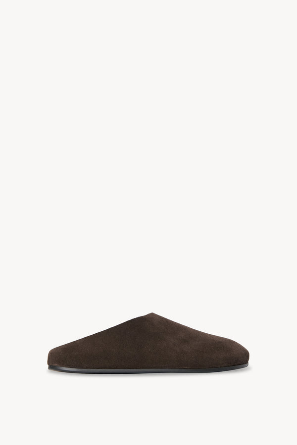 Hudson Sandali a Fascia in Pelle Scamosciata e Shearling