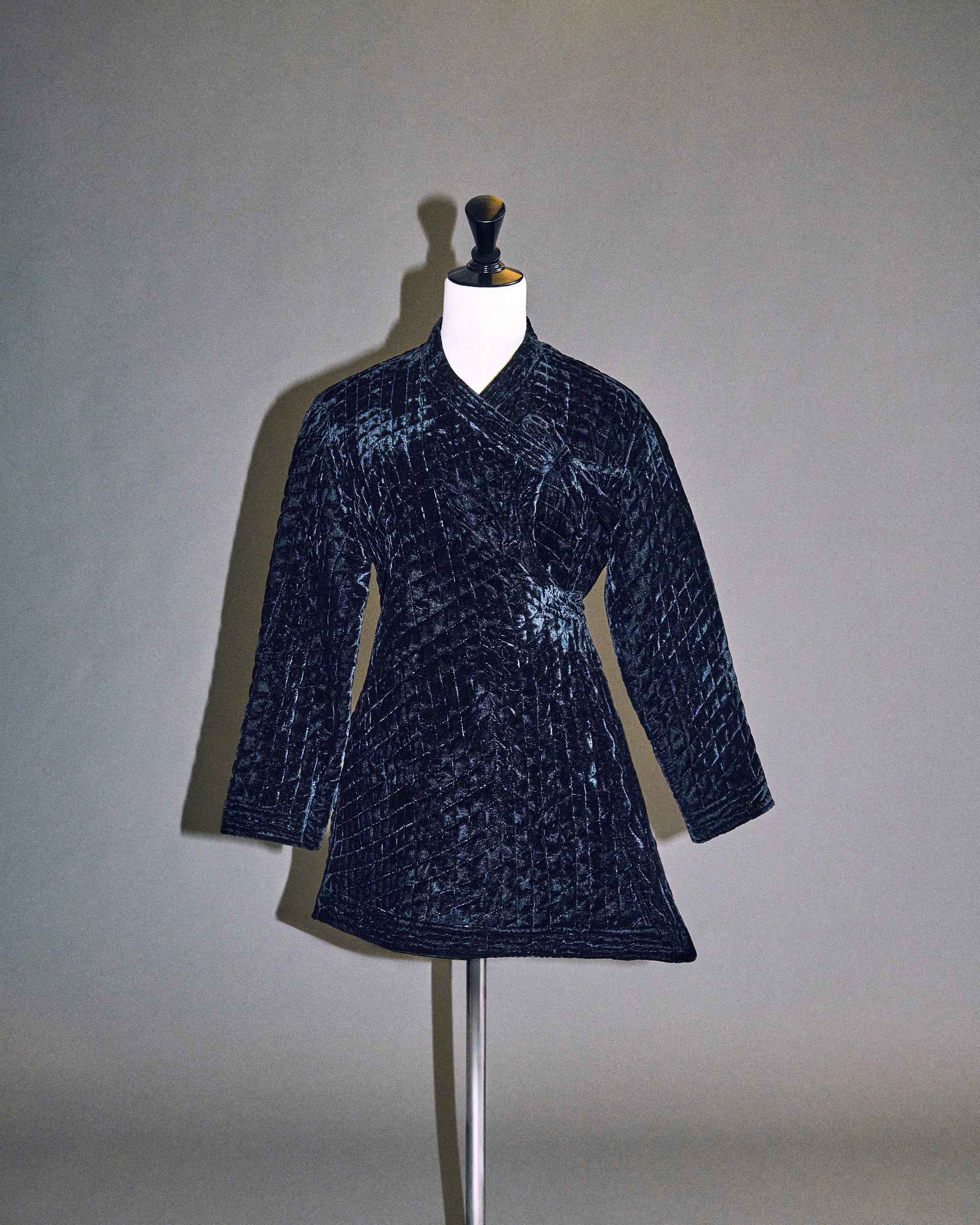Quilted Silk Velvet Coat, 1900s