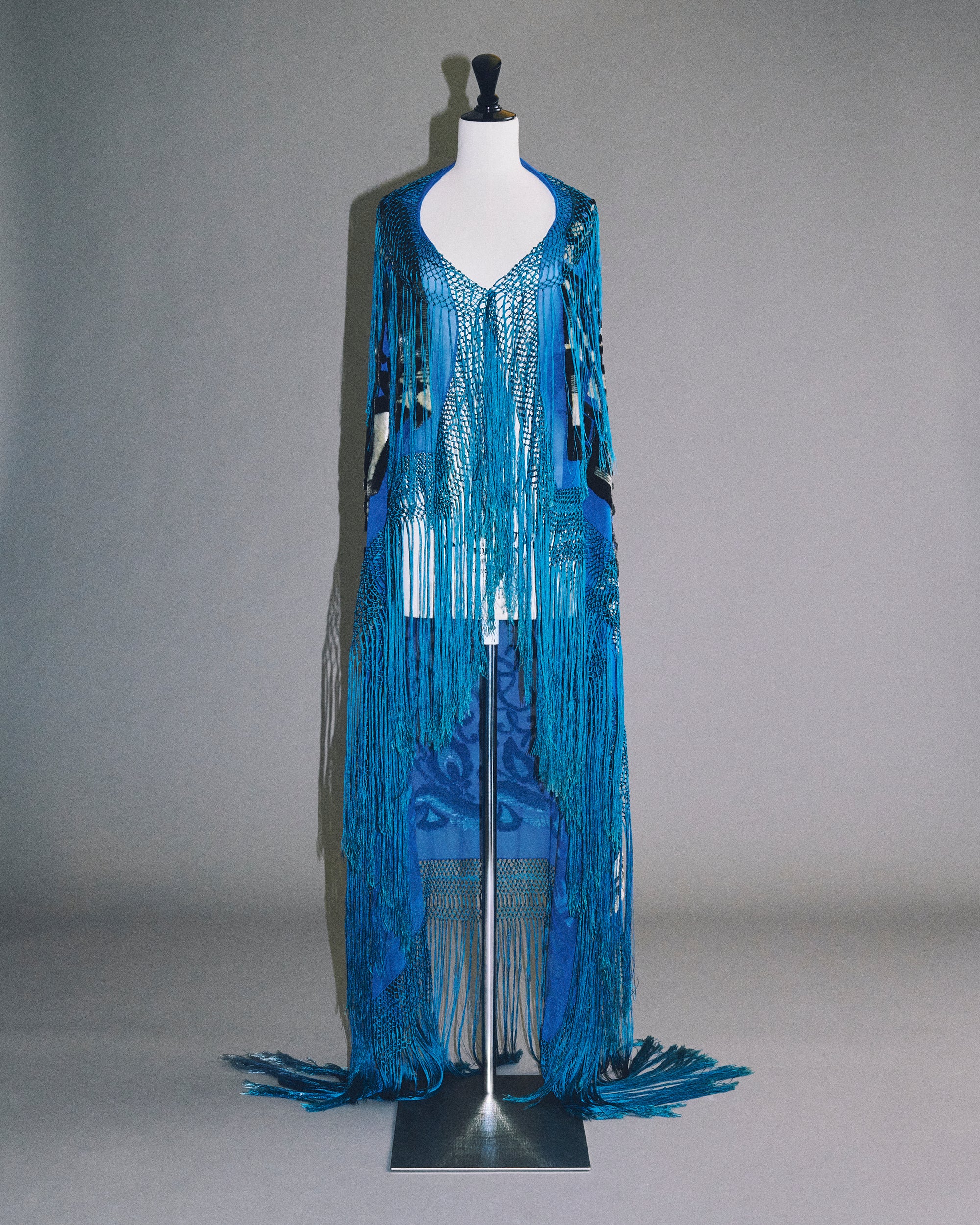 Flocked Velvet Shawl, 1900