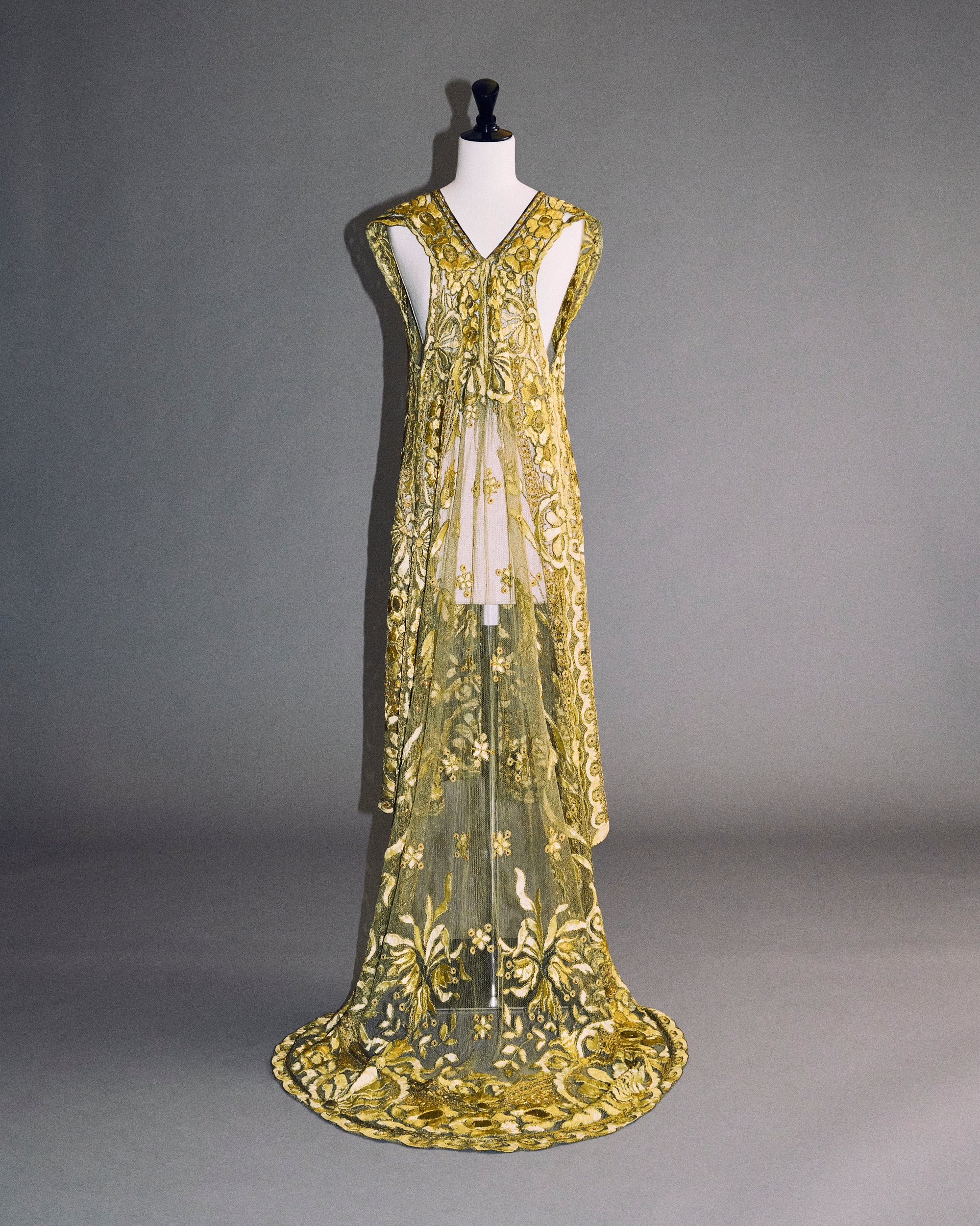Handmade Lace Lamé Tunic, 1920