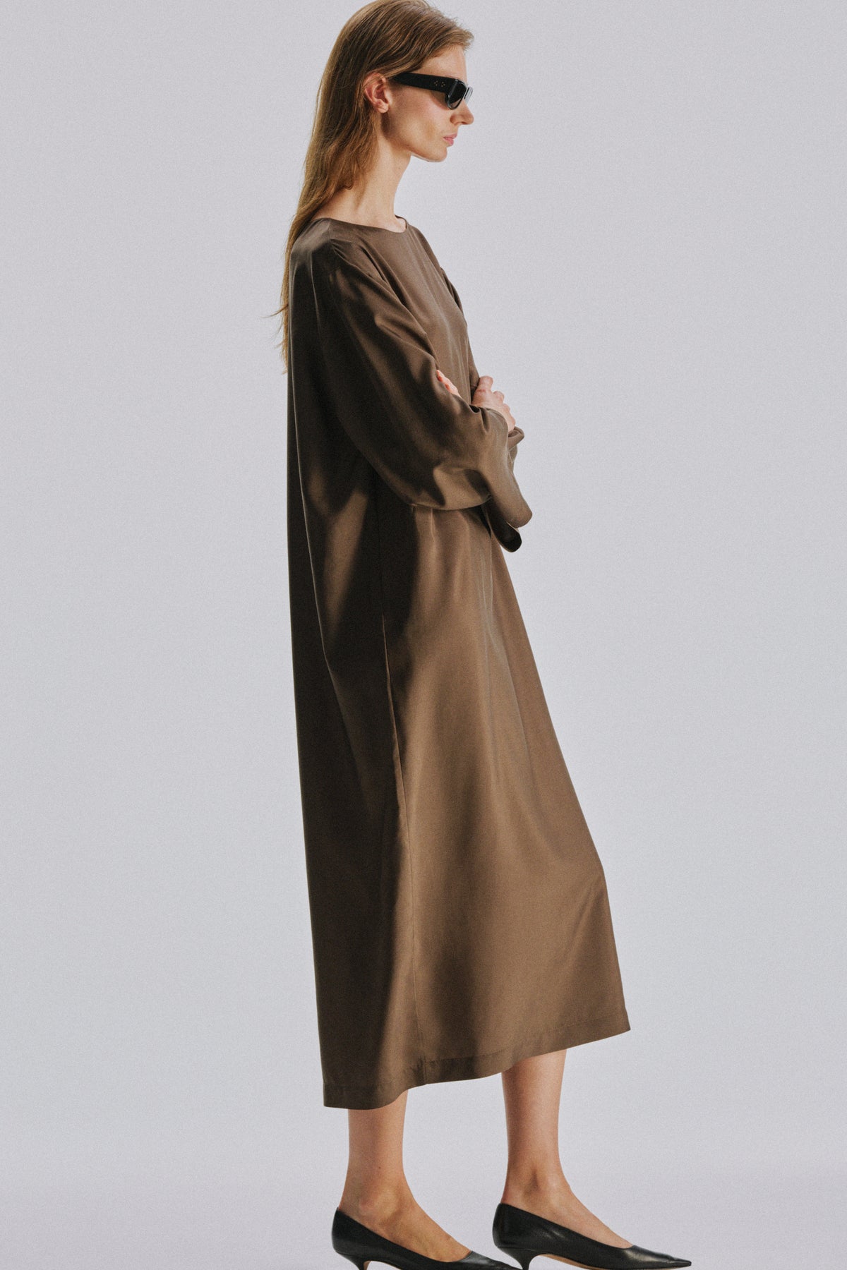 The Row - Women's Joma Dress - Driftwood