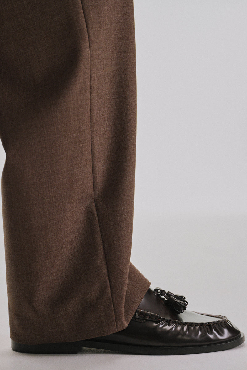 Mocasín Mens Loafer de cuero