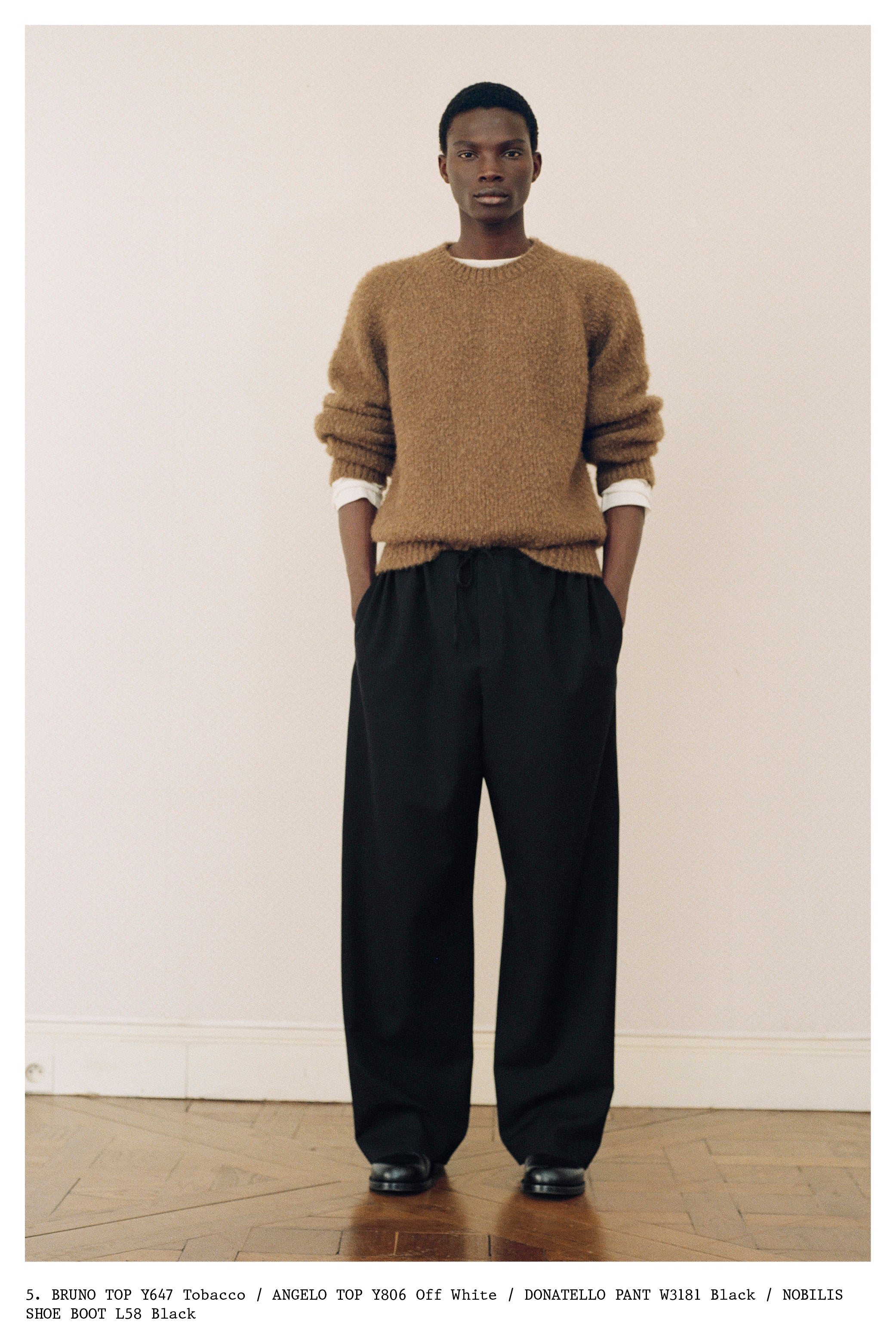 The Row ロースニーカー ブラック FW24/25 Micaウール・ナイロン製 スニーカー ブラック – The Row