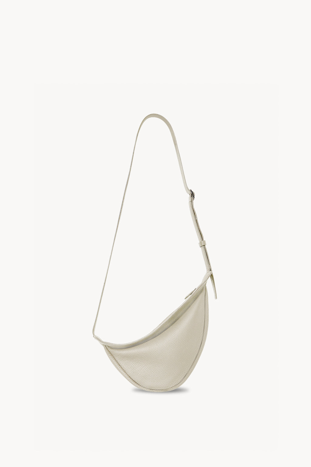 Small Slouchy Banana Bag White in Leather – The Row