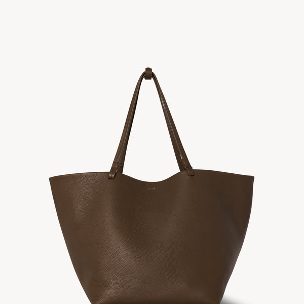 THE ROW｜ (XL Park Tote in Leather (W1201 L129 BLPL)) XL Park Tote Bag Green in Leather – The Row