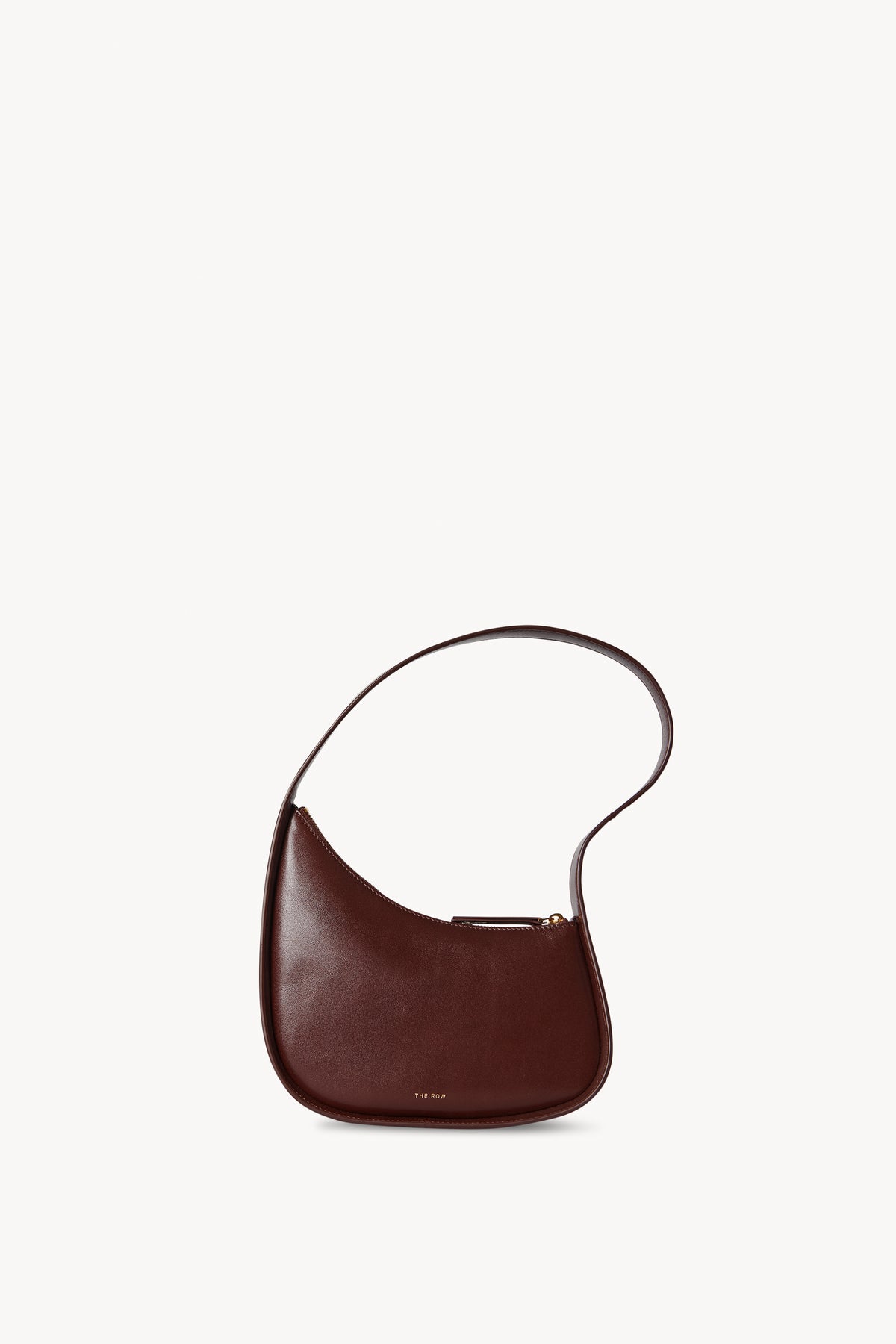 Half Moon Leather Shoulder Bag in Brown - The Row