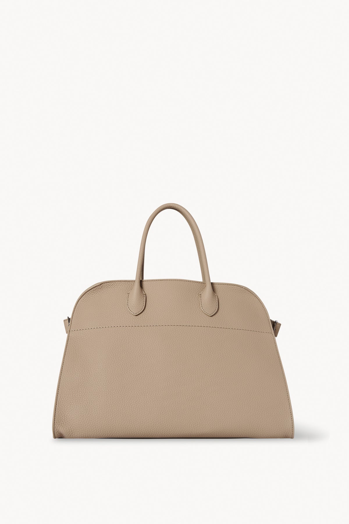 The Row, Soft Margaux 15 brown suede bag