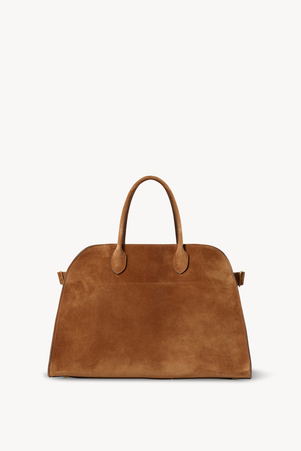 THE ROW ベージュ スエード ショルダーバッグ Soft Margaux 15 スエード製バッグ Tan – The Row