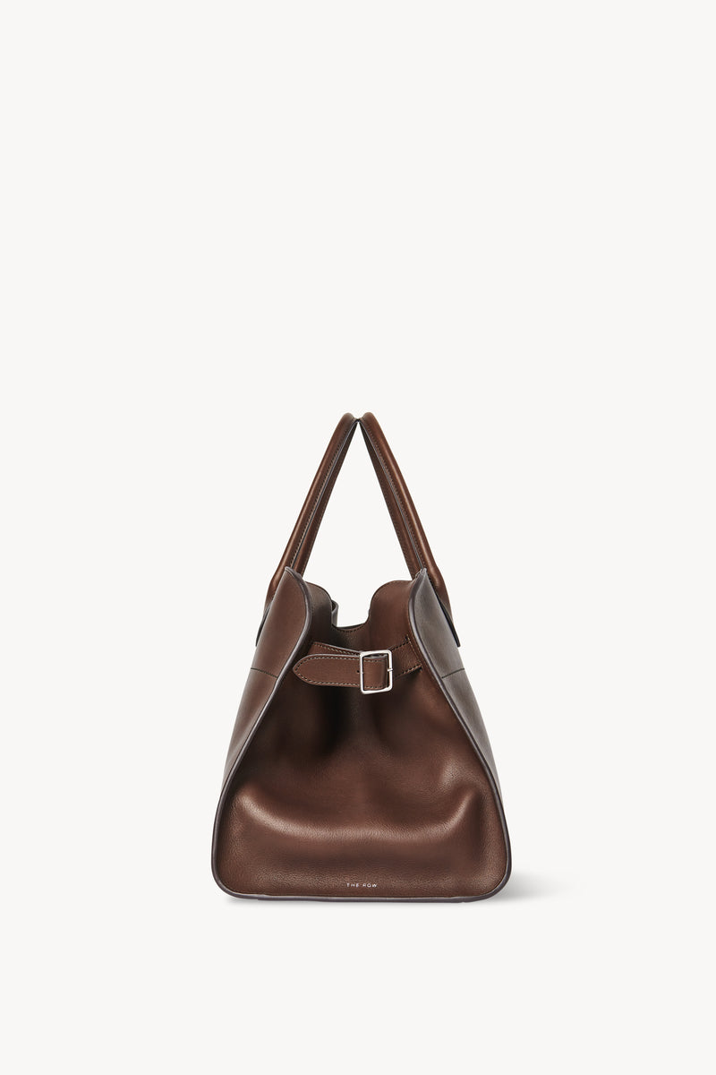 Soft Margaux 15 Bag Brown in Suede – The Row
