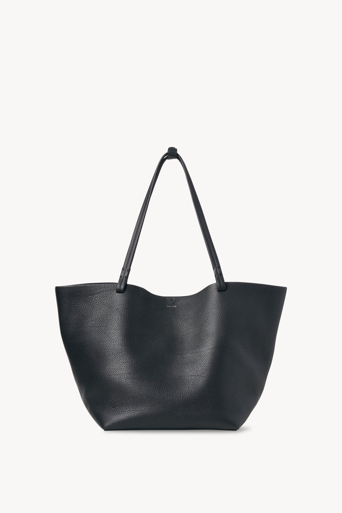 Park Tote Three Bag Black in Leather – The Row