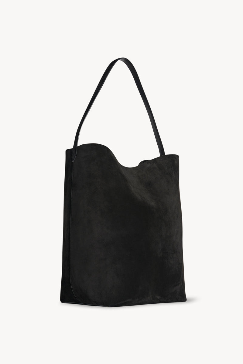 Large N/S Park Tote Bag Black in Suede – The Row