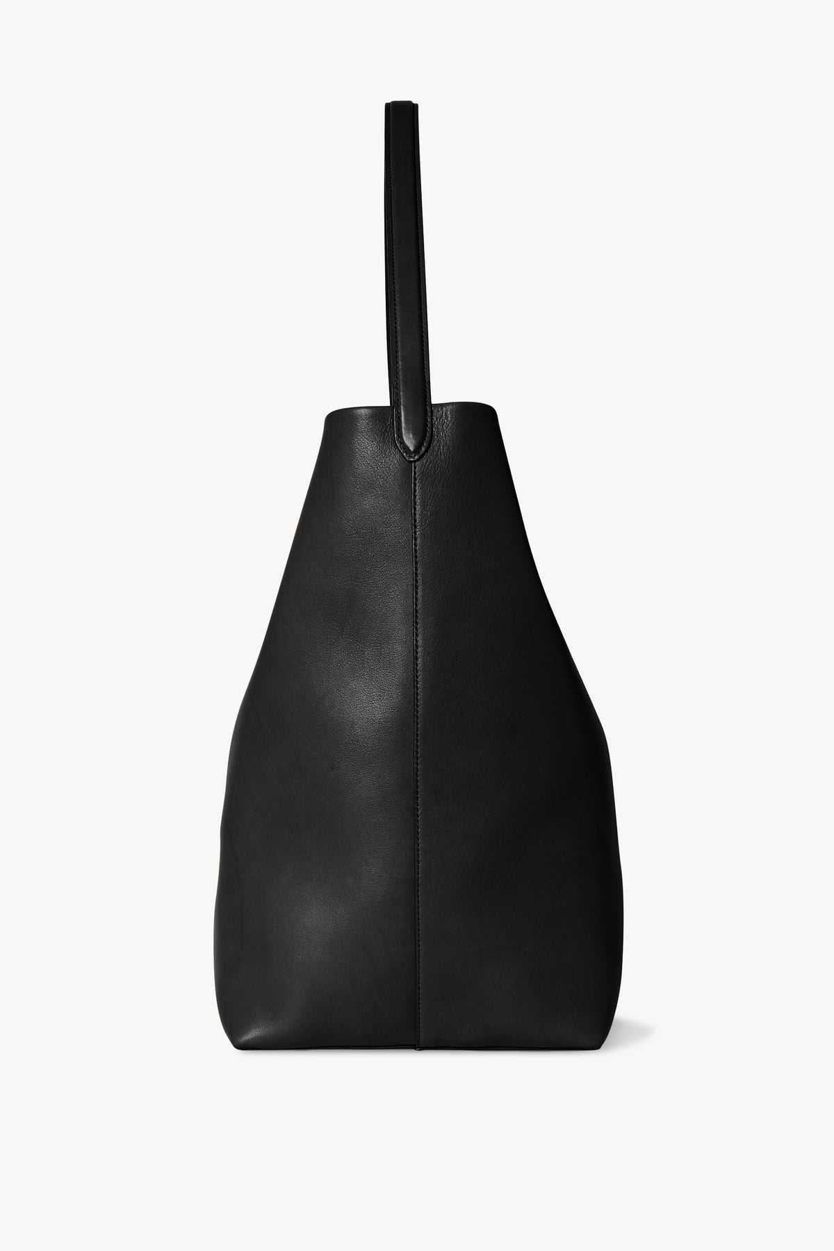 COS Leather Shopper Bag in Black