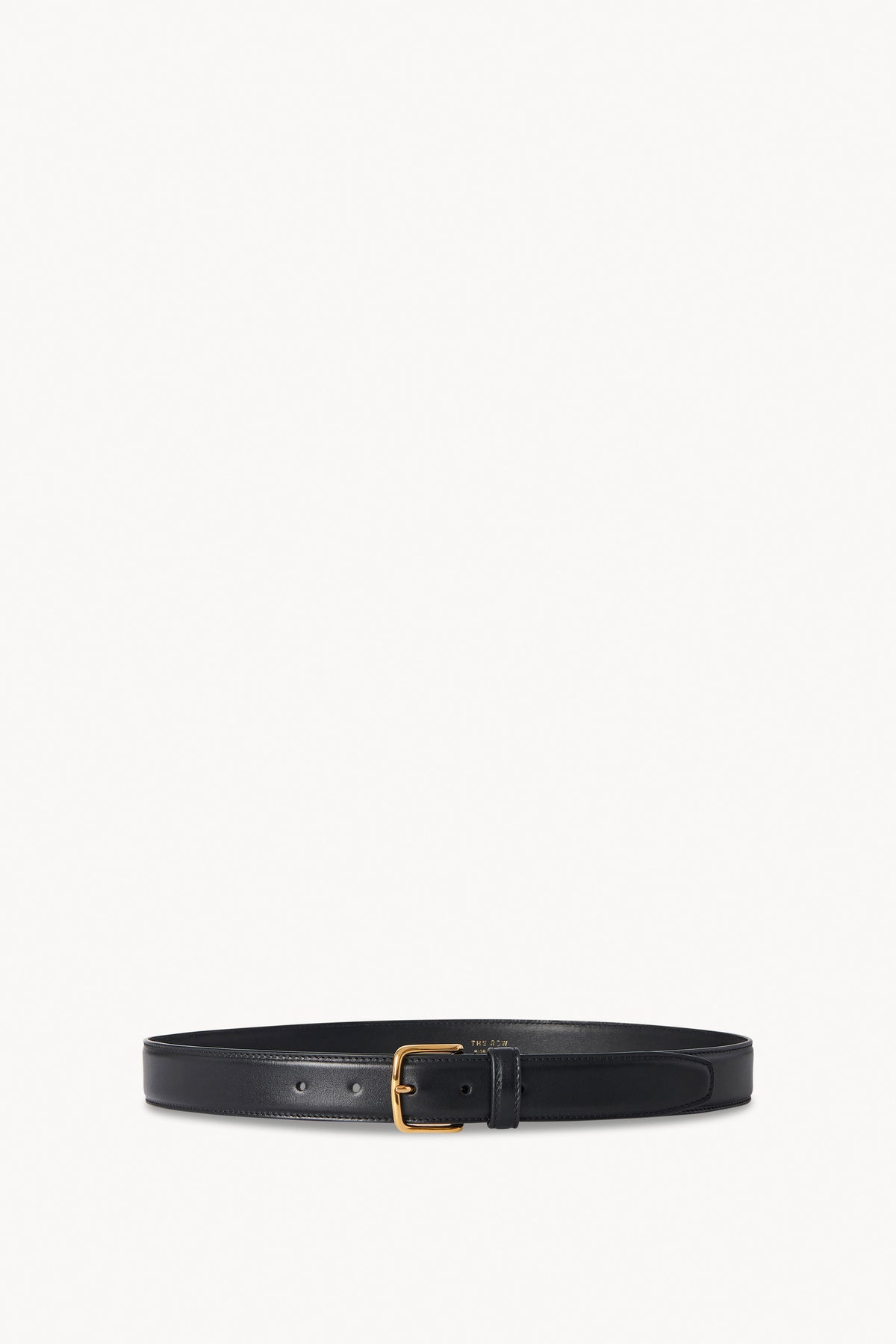 THE ROW Classic Leather Belt Black S