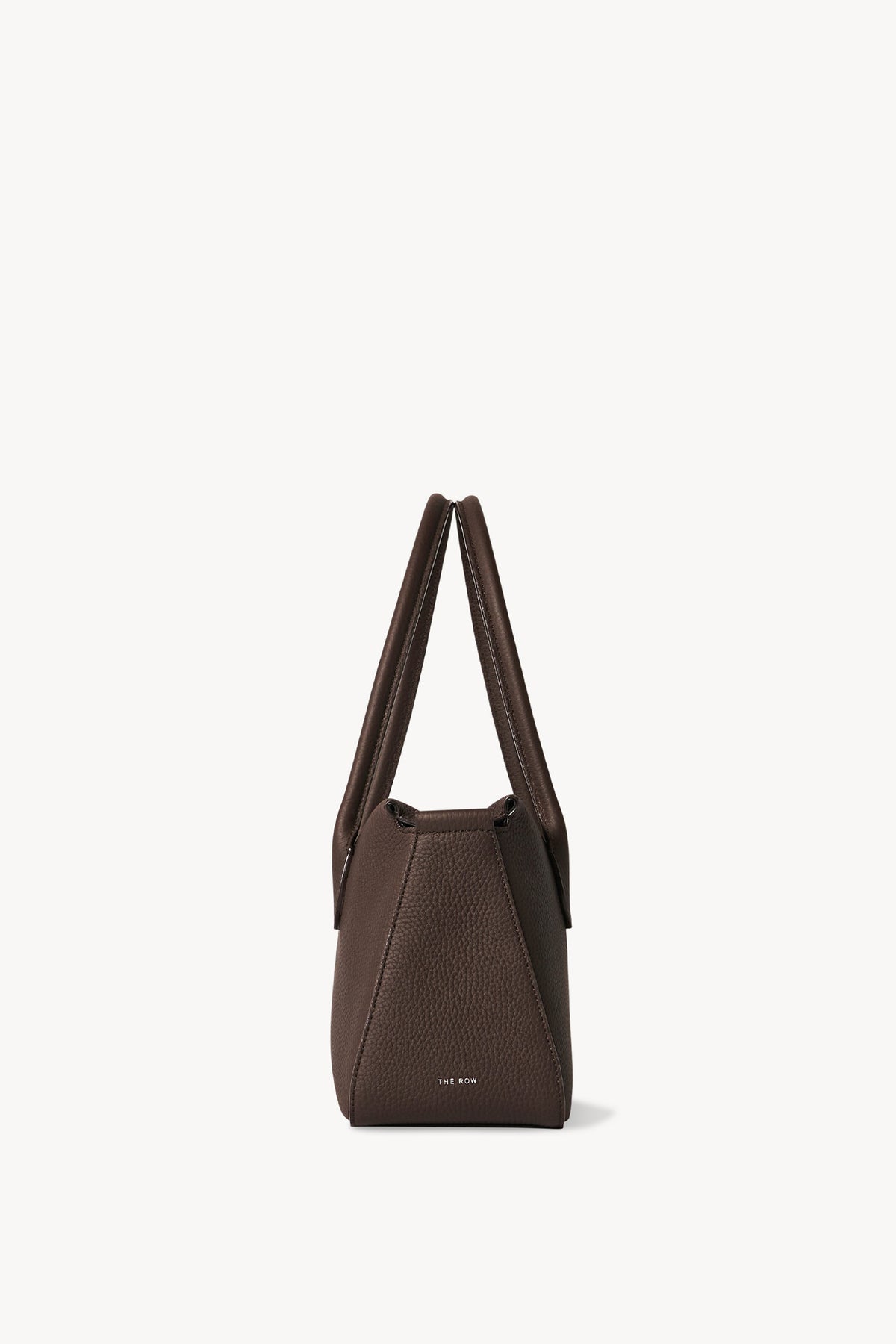 E/W Top-Handle Bag in Leather