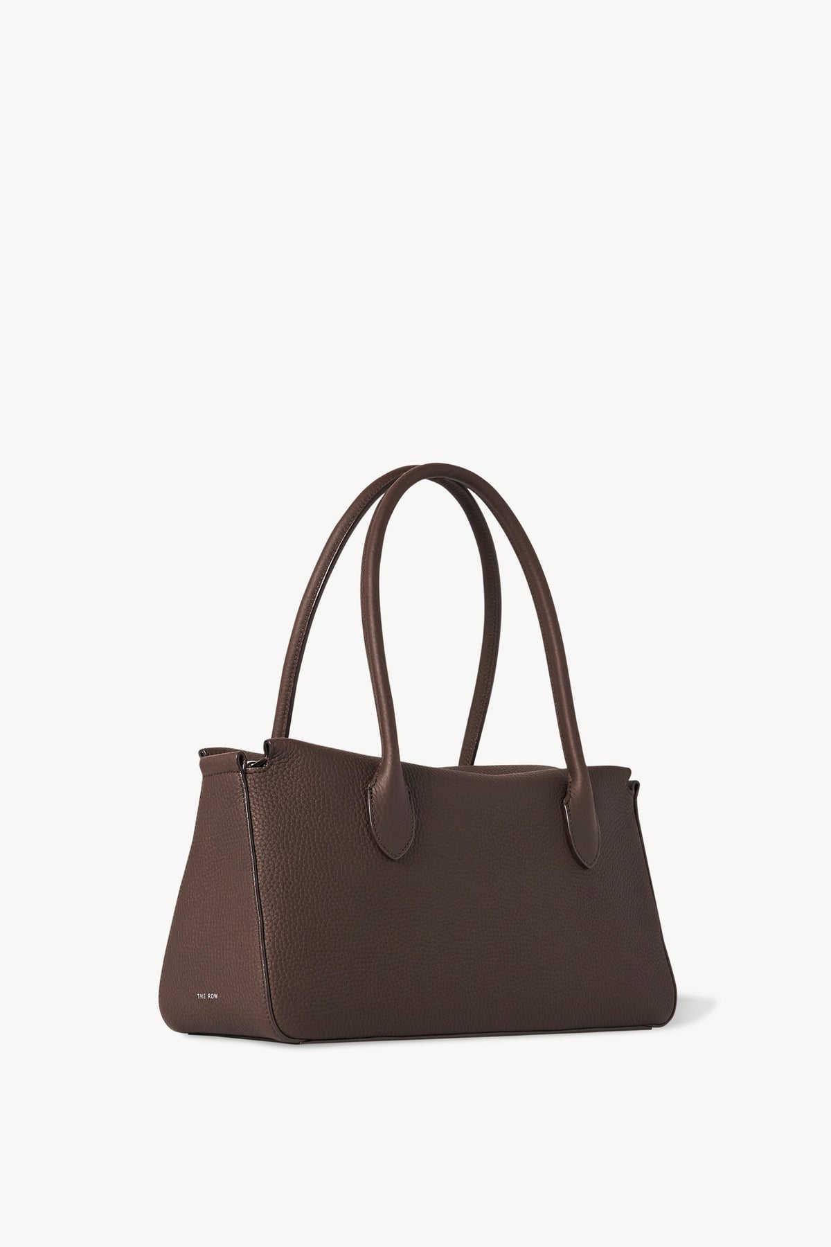 E/W Top-Handle Bag in Leather