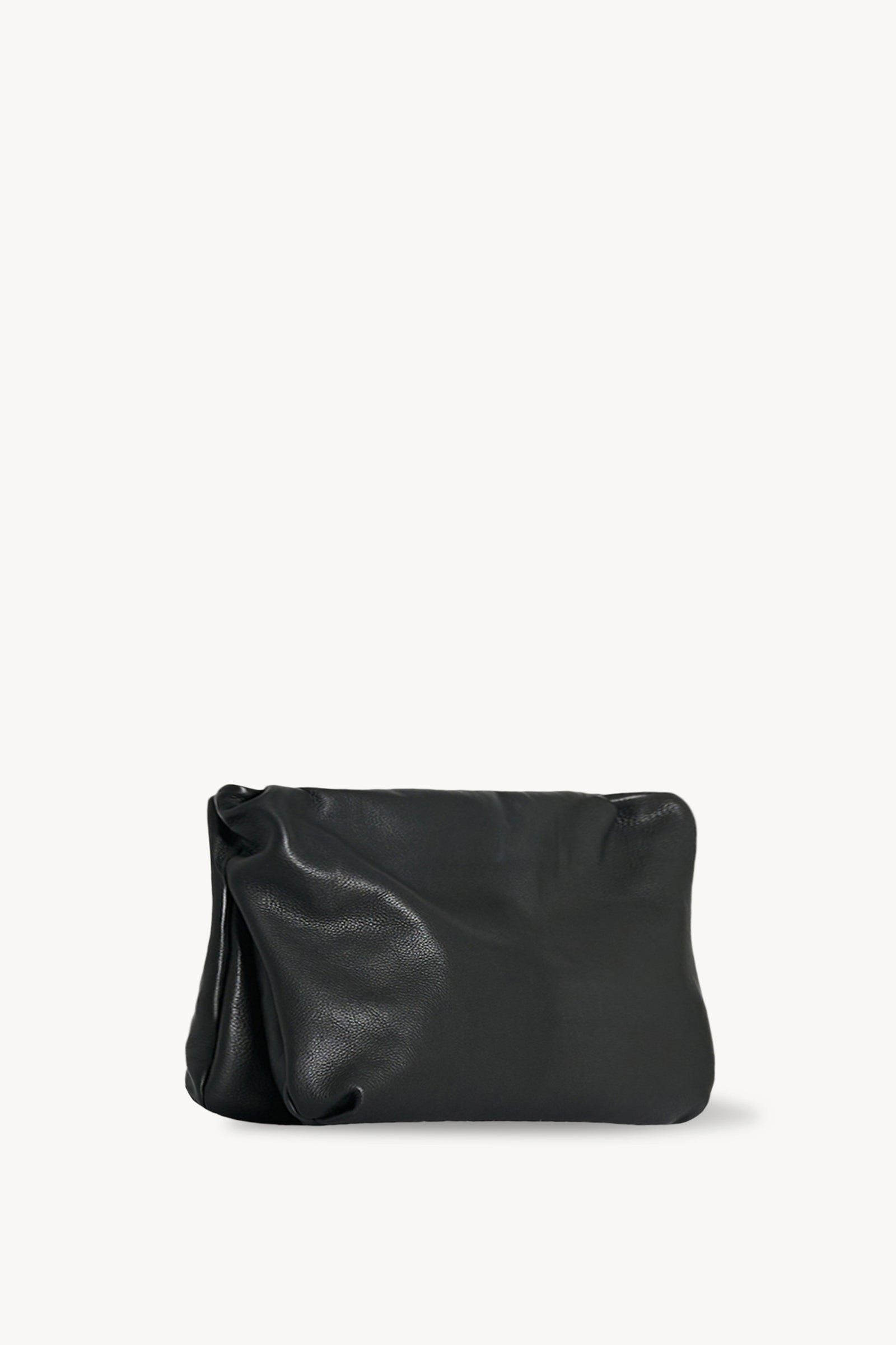 Large Bourse Clutch Black in Leather – The Row