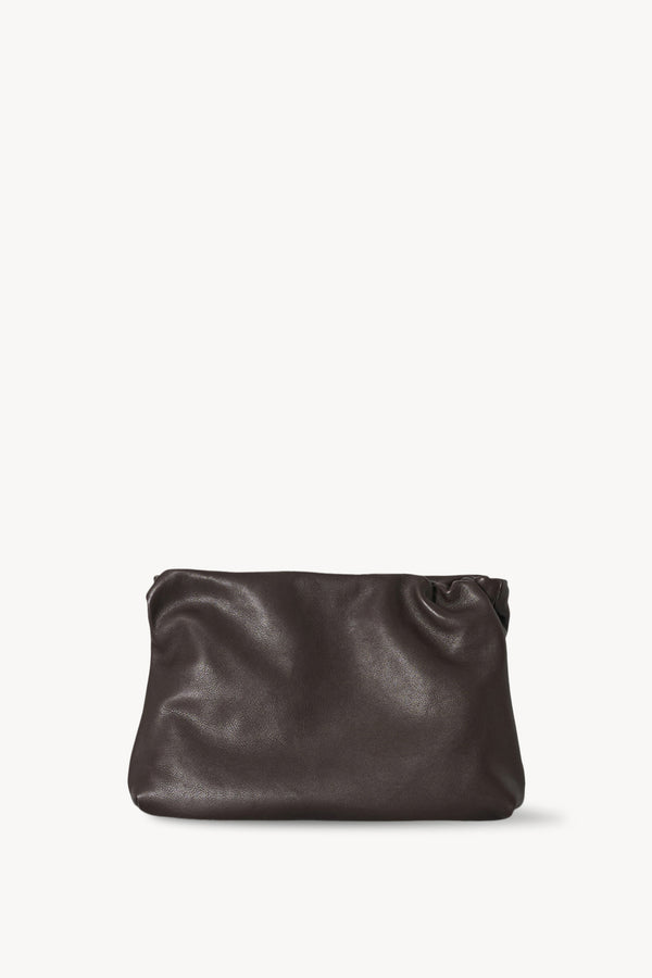 Large Bourse Pochette en Cuir