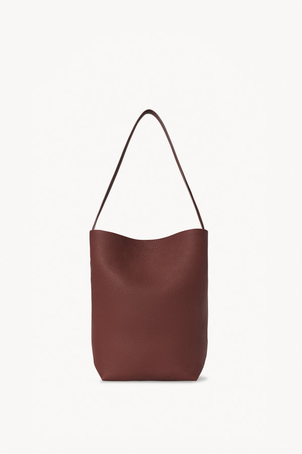 Medium N/S Park Tote Bag in Leather