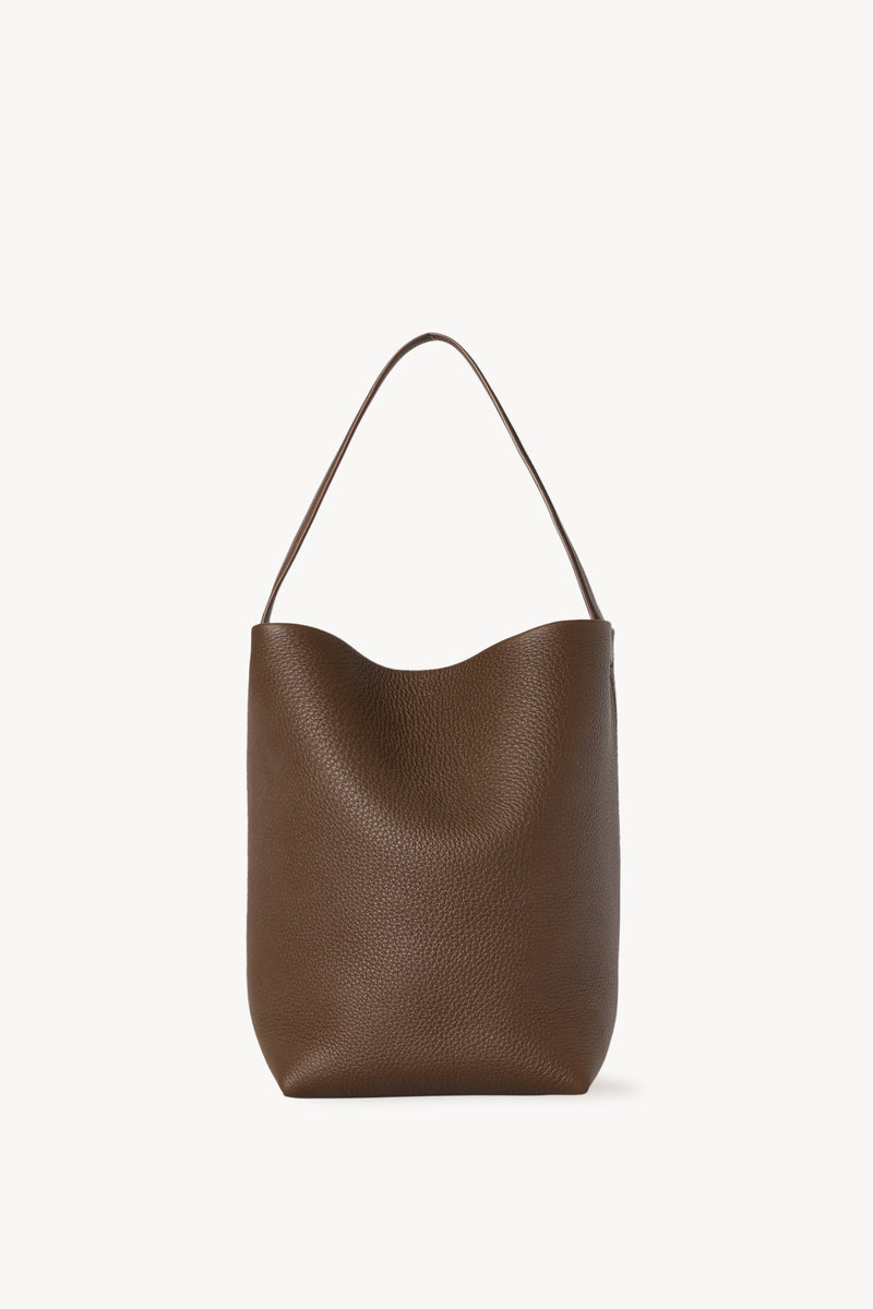 Medium N/S Park Tote Bag in Leather