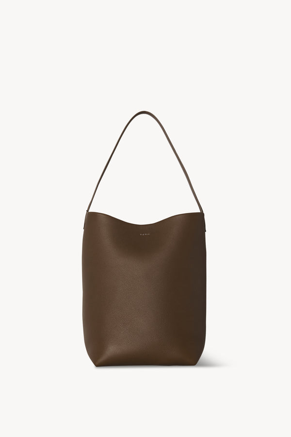 Medium N/S Park Tote Bag in Leather