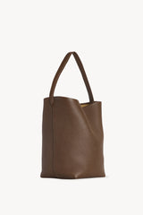Medium N/S Park Tote Bag in Leather
