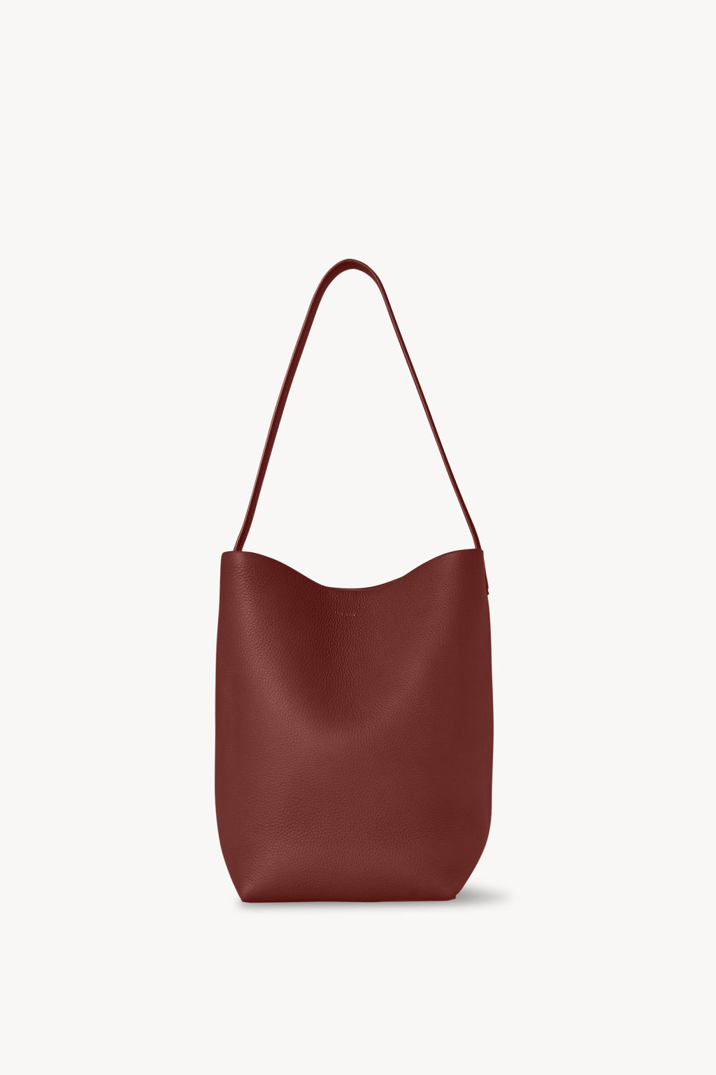 The Row, Medium N/S park terracotta leather tote bag