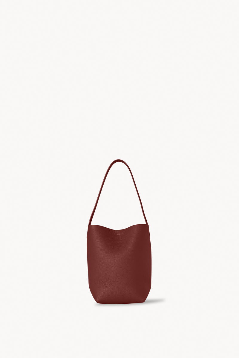 S brick leather hobo bag