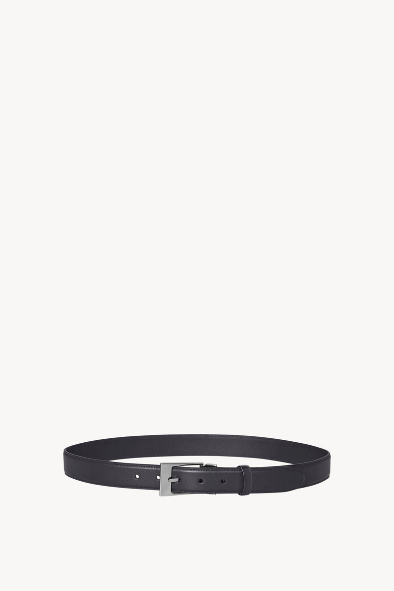 Jewel Belt Black in Leather – The Row