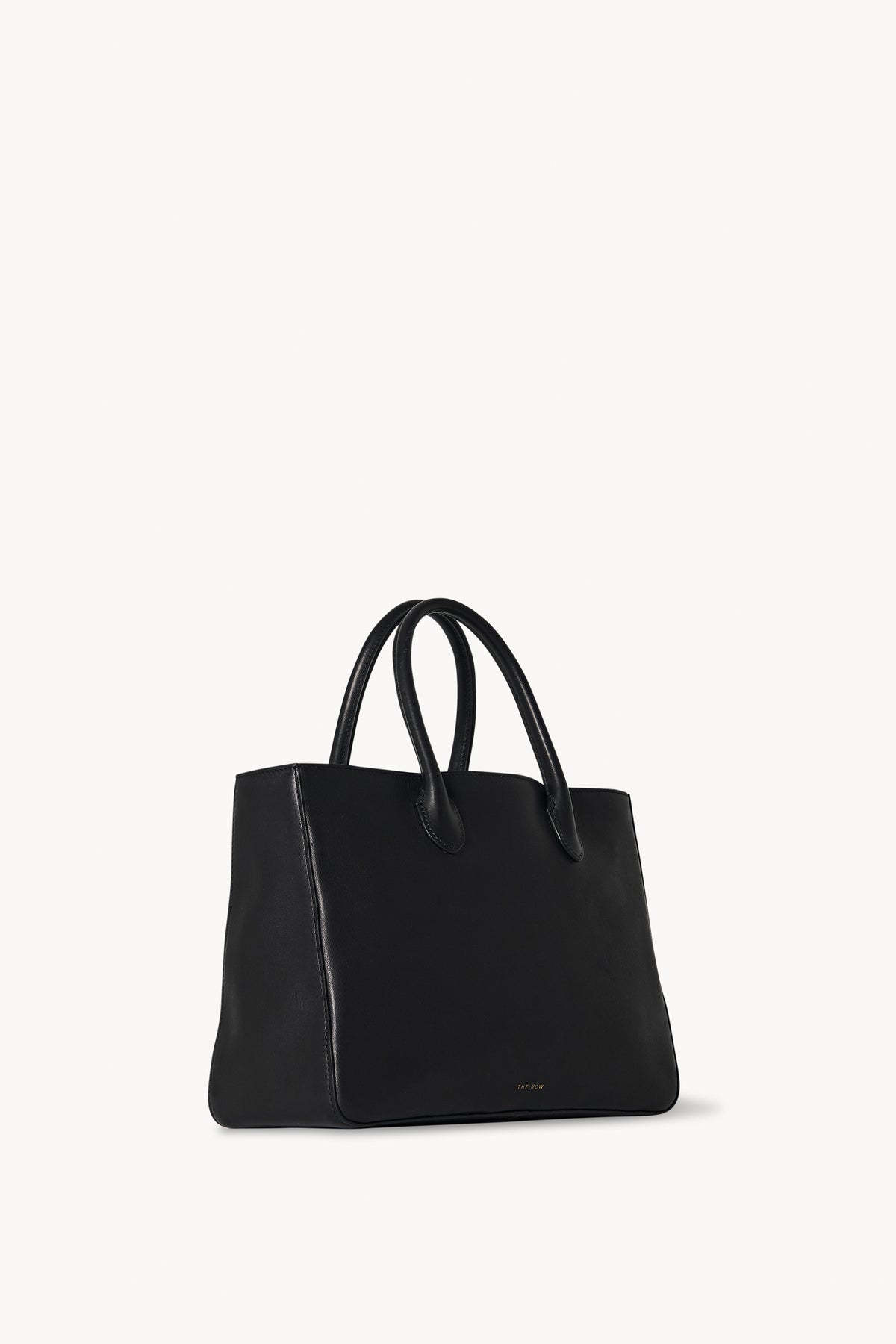 Small E/W Day Luxe Bag Black in Leather – The Row