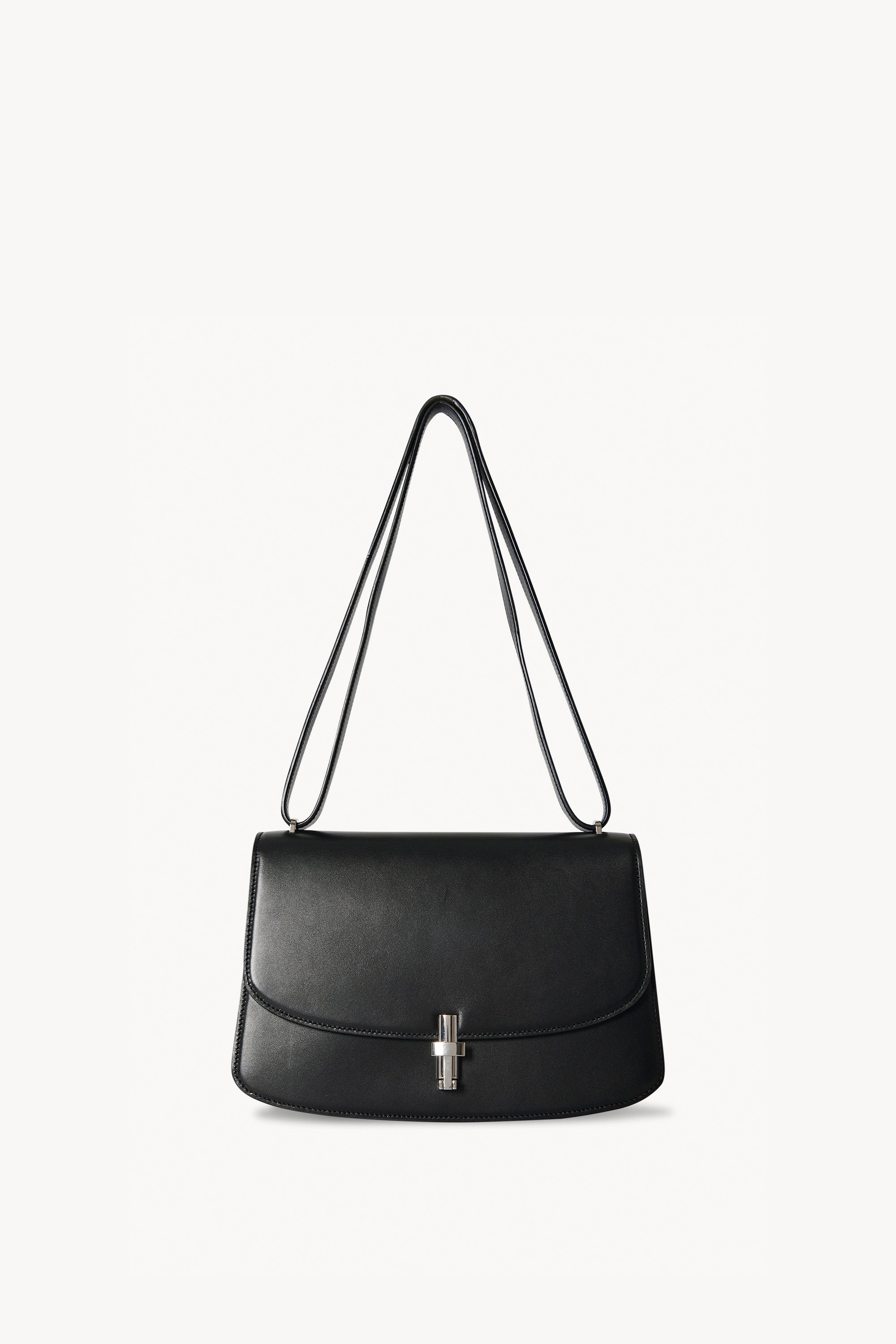 Sofia 10.00 Shoulder Bag Black in Leather – The Row