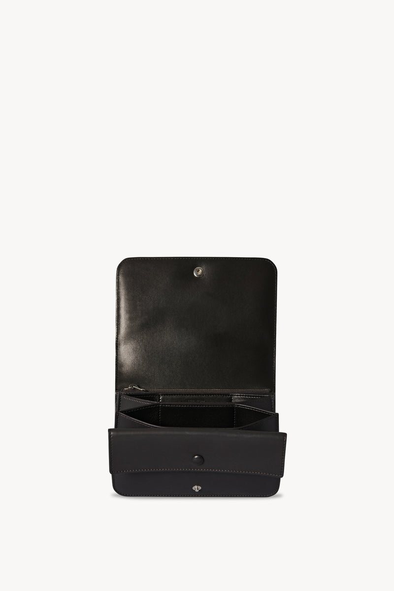 Multi Gusset Clutch in Leather