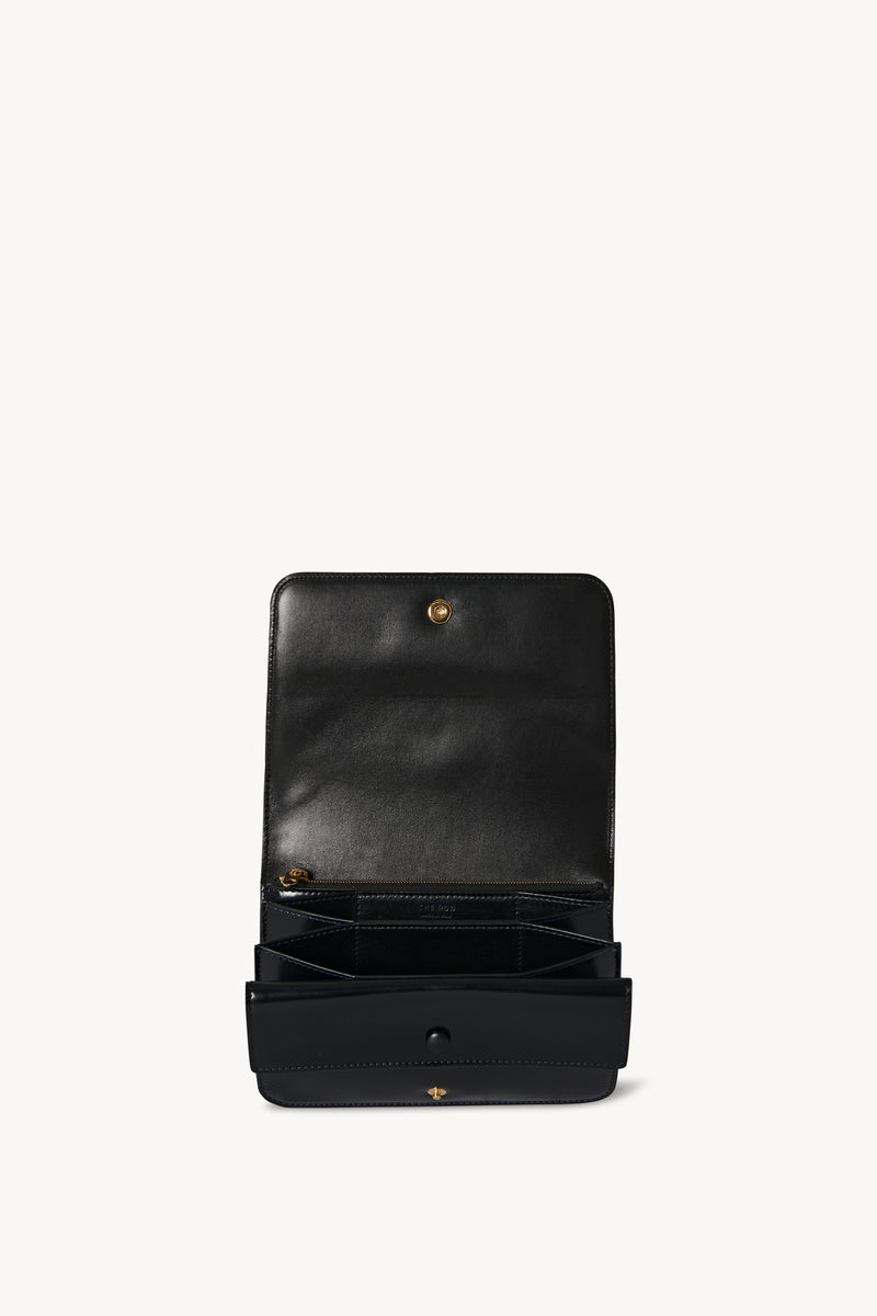 Multi Gusset Clutch in Leather