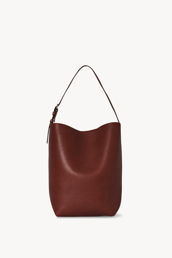 Medium N/S Shoulder Bag in Leather