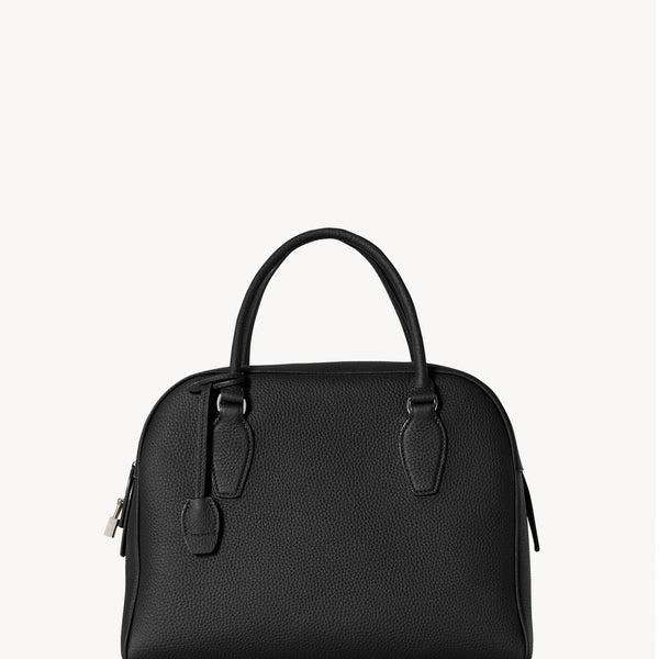 India 12.00 Bag Black in Leather – The Row